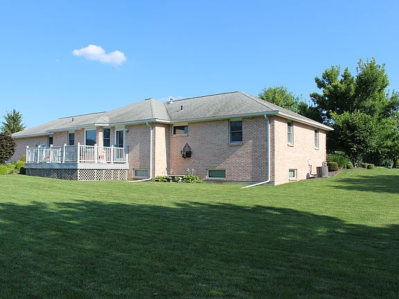 Back yard and deck