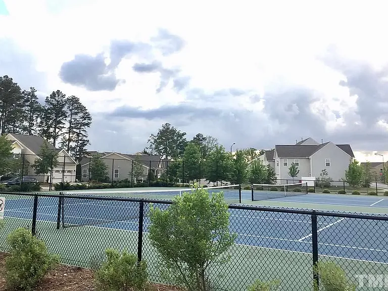 Tennis courts.