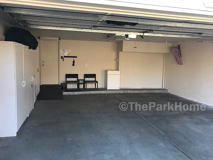 Large 2 car attached garage with lots of storage--hard to find within the city limits.