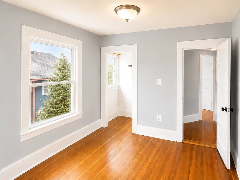 Upstairs Bedroom 3 with small walk in closet