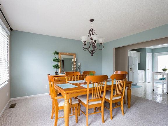 spacious dining room