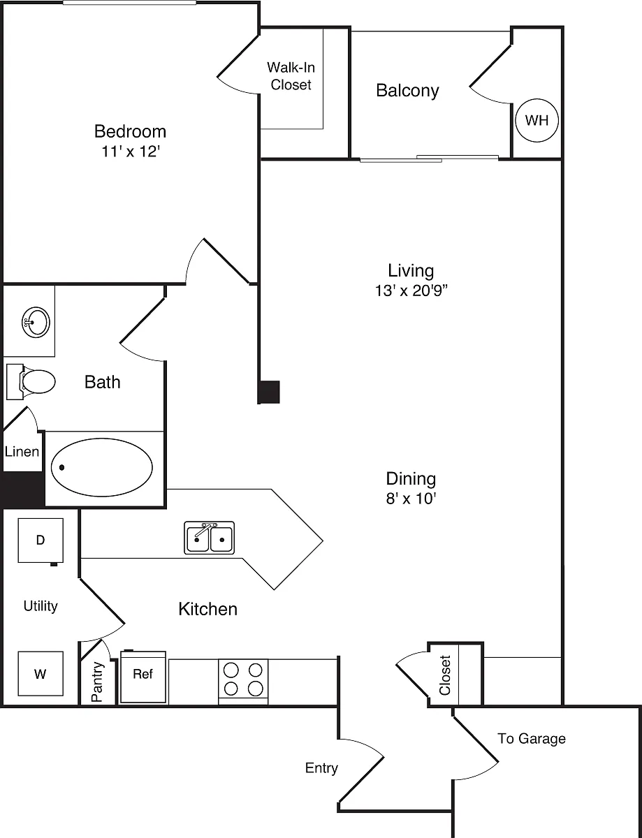 Floor plan The Jade - Garage