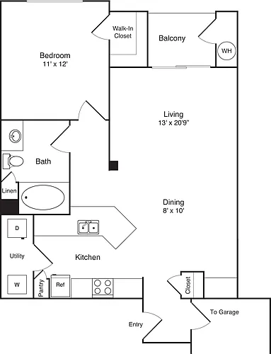 Floor plan The Jade - Garage