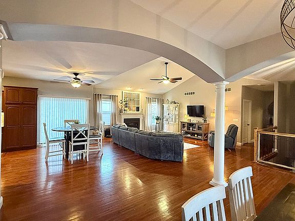 View from dinning area. 