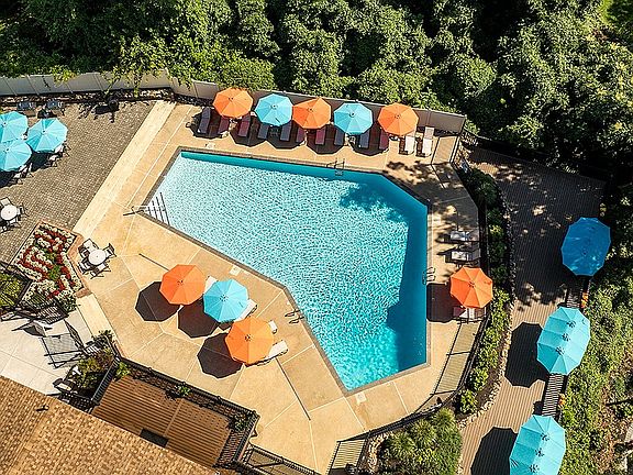 Aerial of Pool