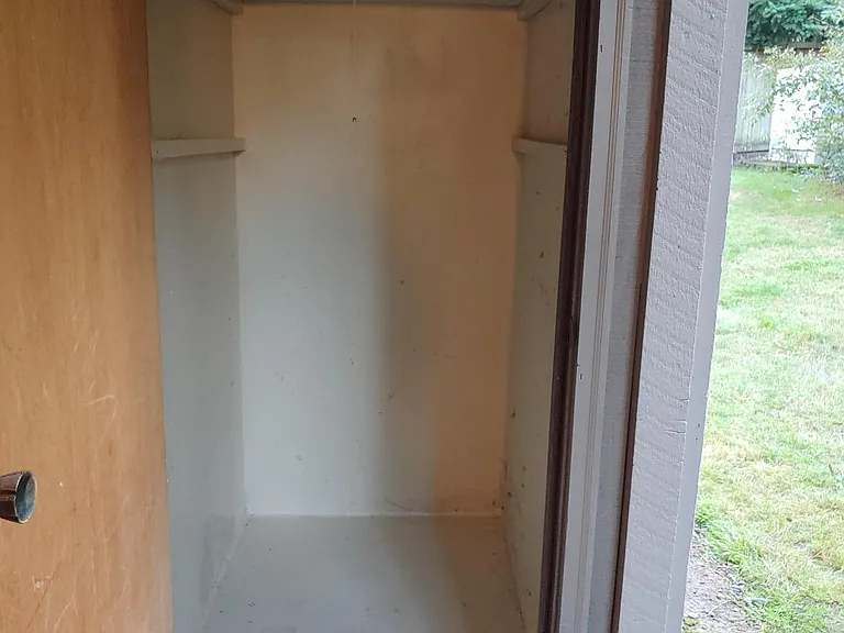 large outside storage room