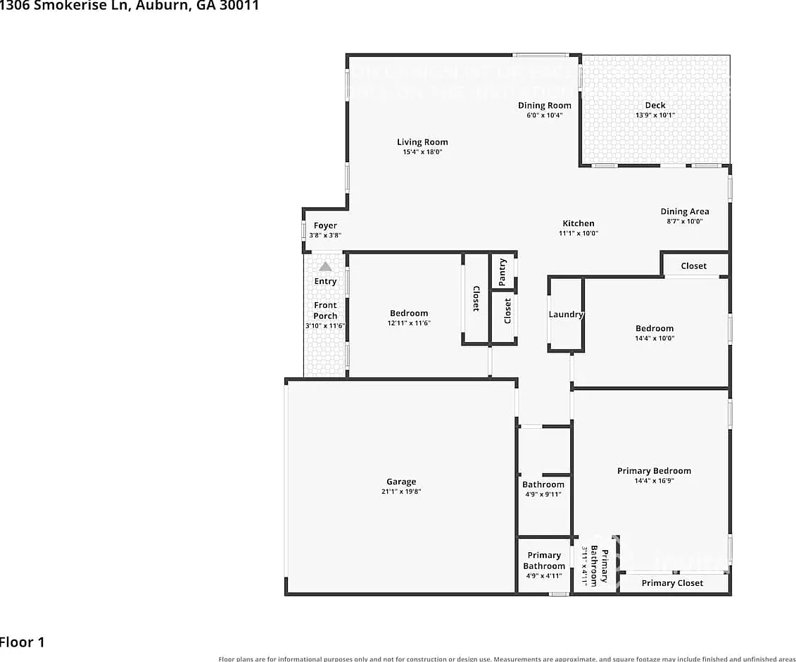 1306 Smokerise Ln Auburn, GA 30011 — Photo 2