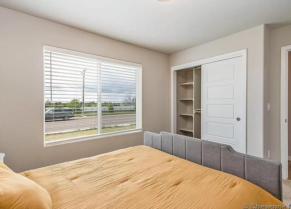 Unfurnished unit. Photo to show what unit could look like with furniture.