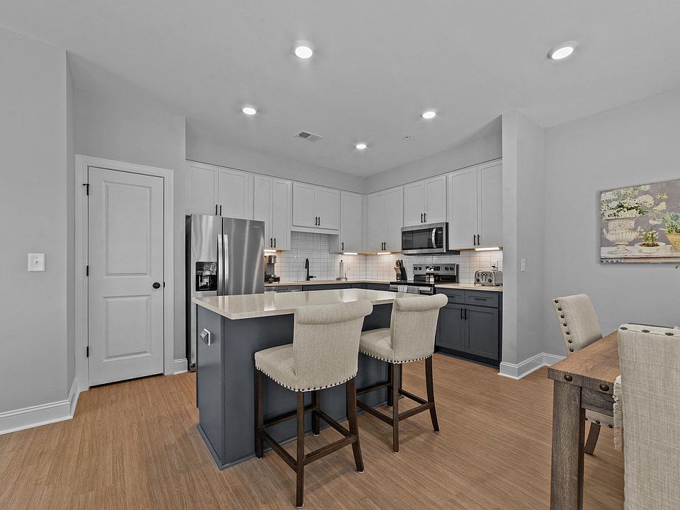 Kitchen with Island - 3 Bedroom Townhome