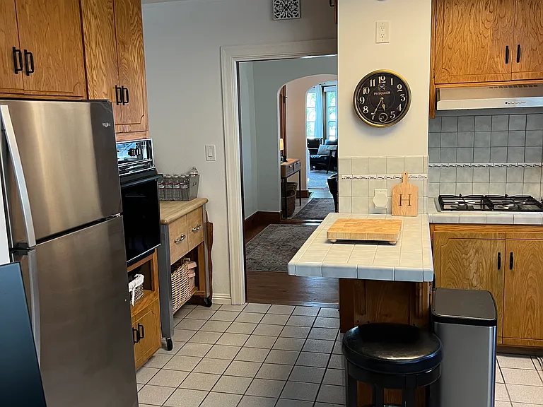 Kitchen Looking towards Dining Room
Refridgerator included
