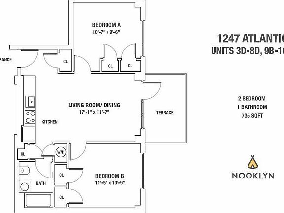 2nd image of 1247 Atlantic Ave #903