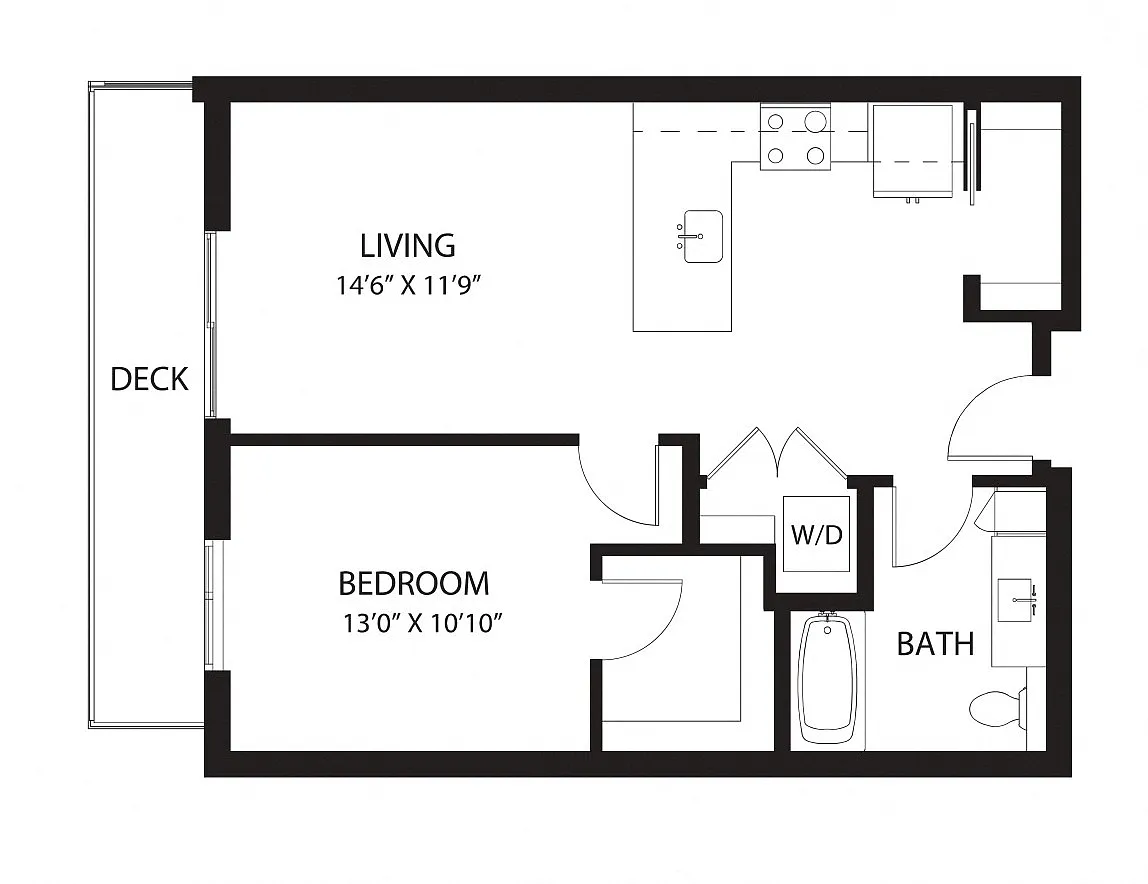Floor plan C14 1X1
