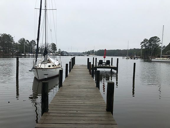 Standing on dock