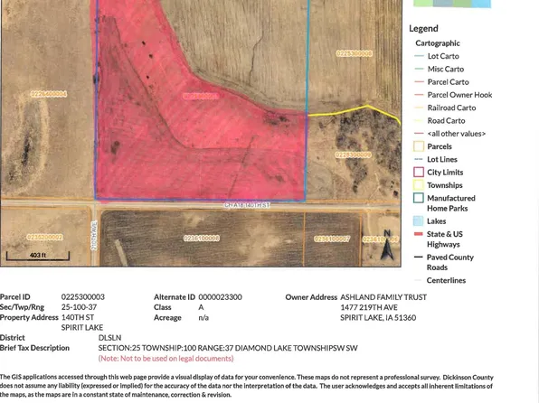 0 140th St, Spirit Lake, IA 51360
