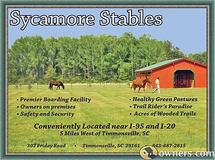 Ad for boarding stables