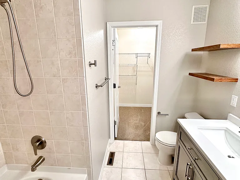 Master bathroom.