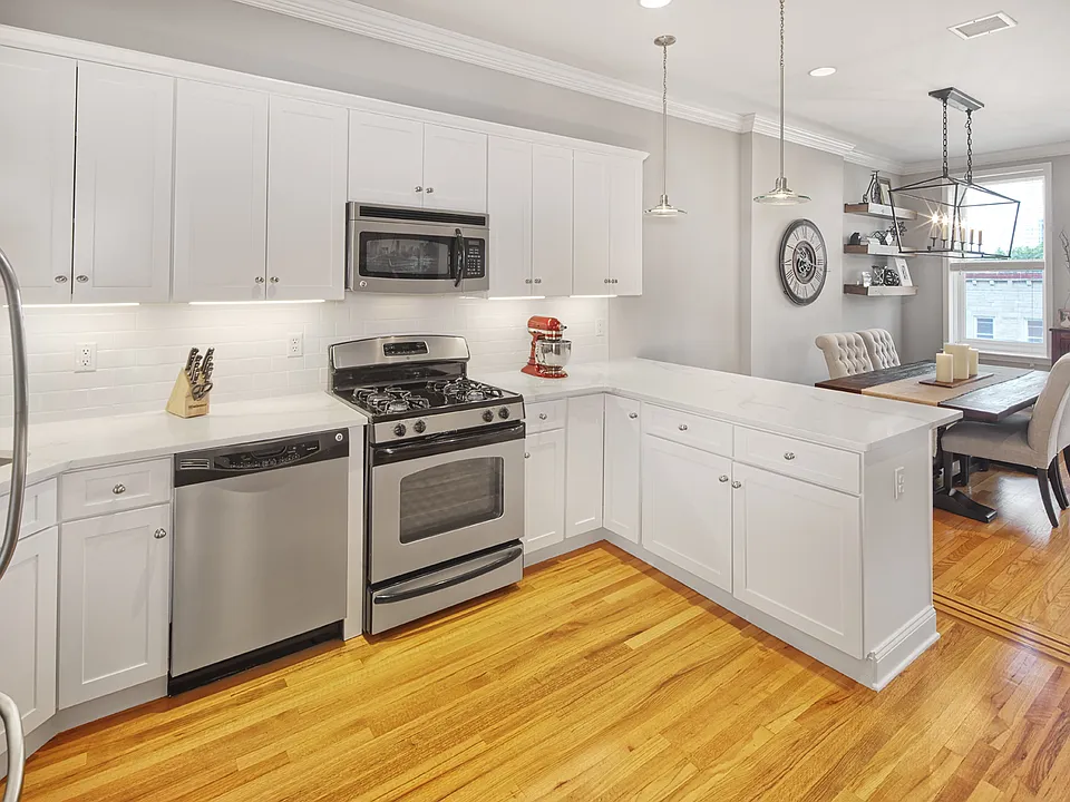 High ceilings and large bright windows!!