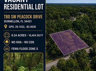 SW PEACOCK DRIVE LOT 5, DUNNELLON, FL 34431