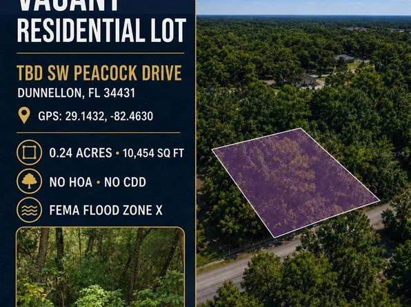 SW PEACOCK DRIVE LOT 5, DUNNELLON, FL 34431