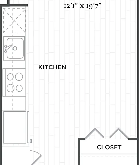 Sofia Coral Gables - A1A - 1 Beds - 1 Baths - 413 Sq. ft.