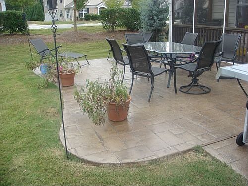 Stamped Concrete Patio