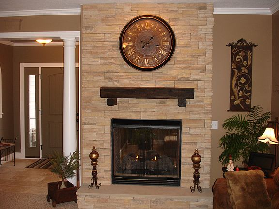 Family Room fireplace