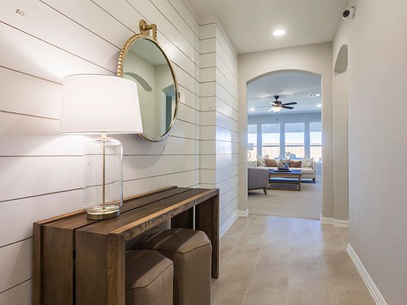 Foyer with views of the gathering room model representation