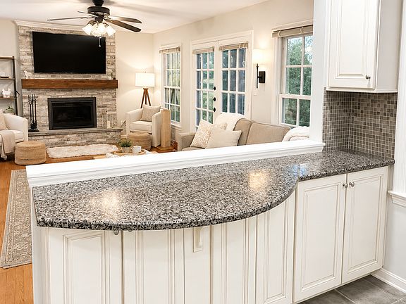 Kitchen into Family Room