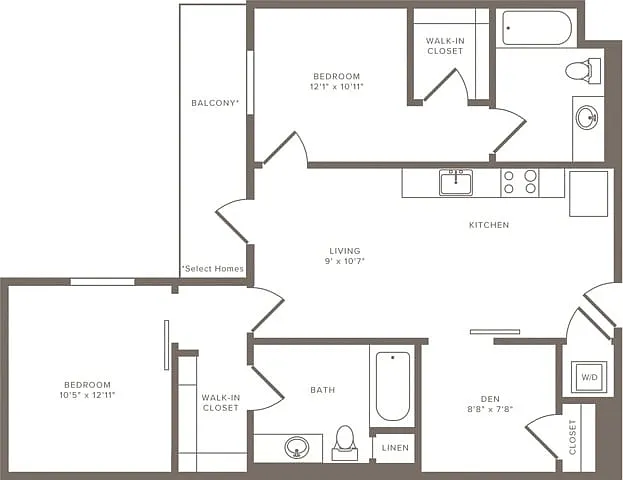 Floor plan B11D