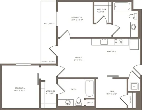 Floor plan B11D