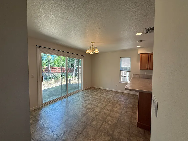 Dining Room overlooking Backyard and greenbelt