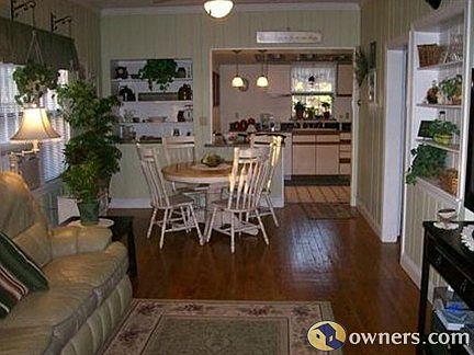 living room and dining room