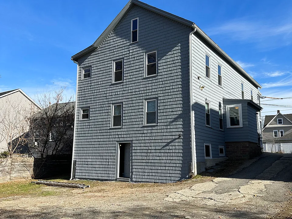 View from behind the building