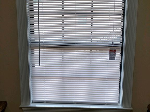 Crown Molding above each window.