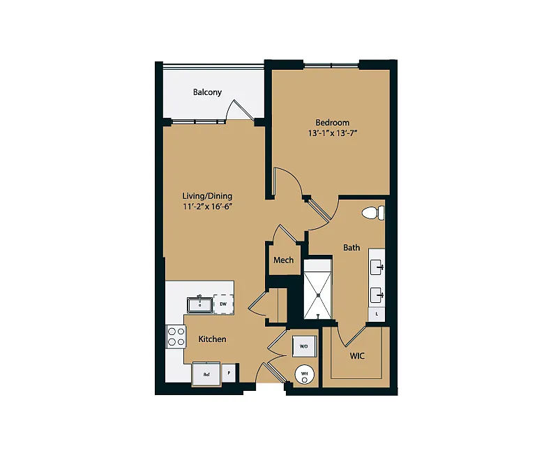 Floor plan 1A-3
