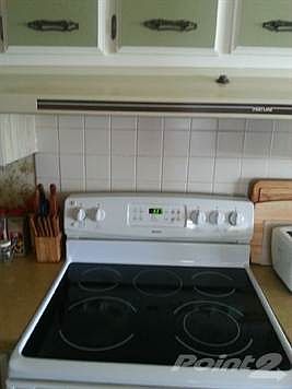 Glass Top Range and Vent Hood