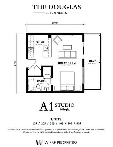 Floor plan 205