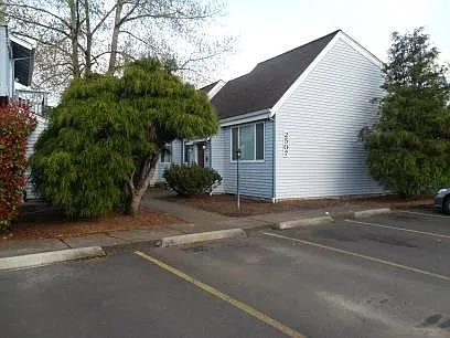 Entrance from parking area