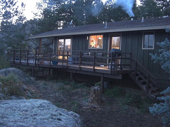 Rear of house and deck