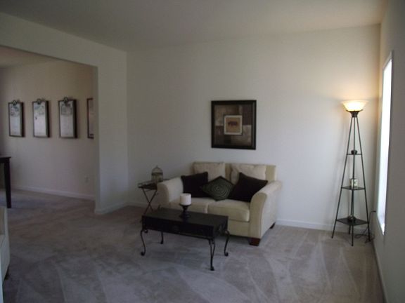 Formal living room with pass through to dining room