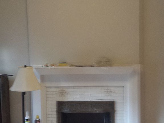 Living room fireplace