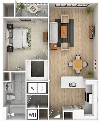Floor plan 1B