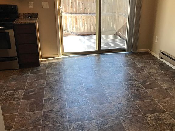 Dining Room with private patio outside
