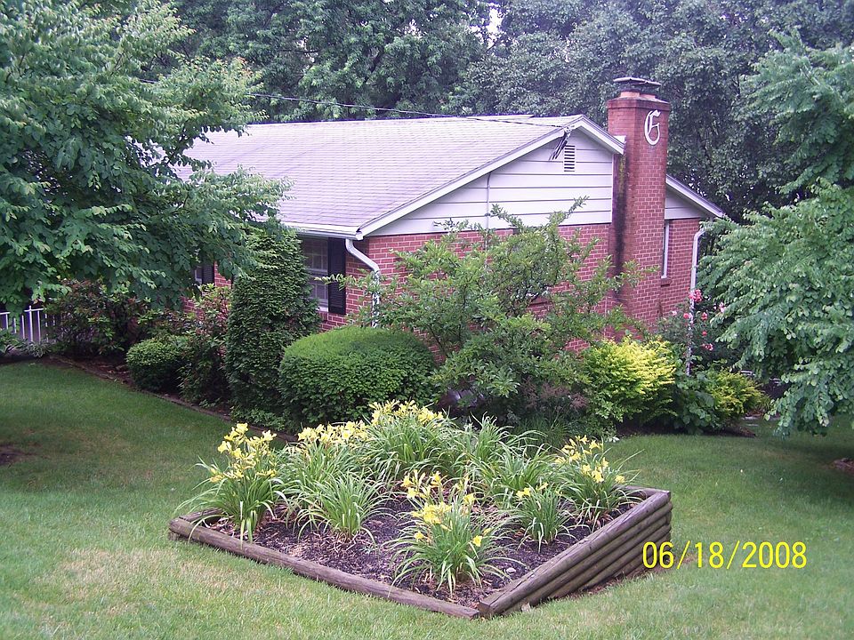 View from side yard front