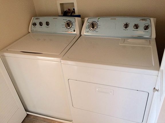 Washer and Dryer Included!