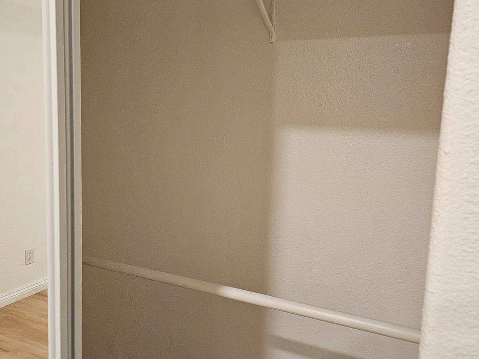 Walk-in mirrored closet