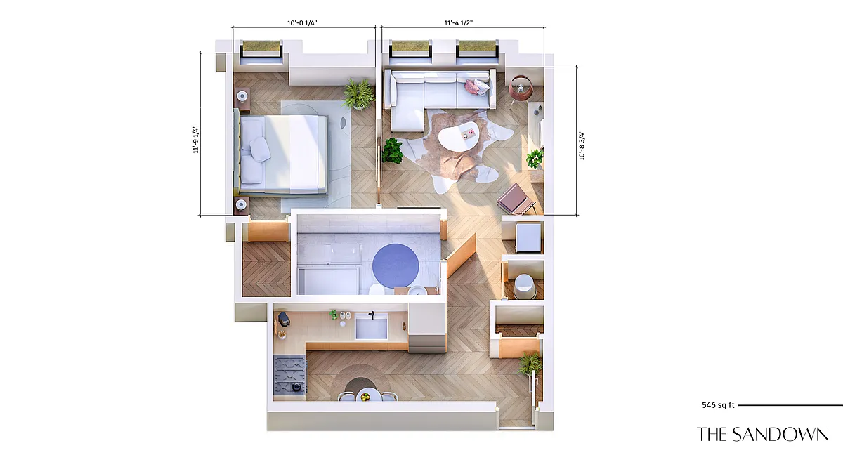 Floor plan The Sandown