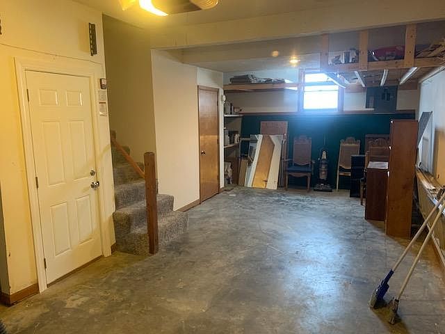Garage rear view