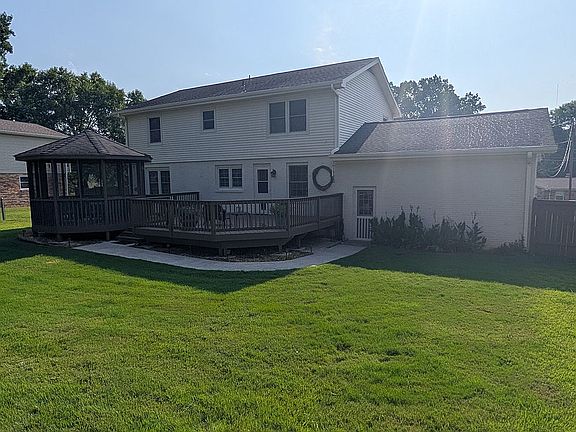 Back View with Deck/Gazebo