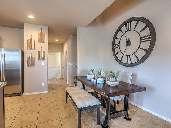 Dining area with convenient access to the kitchen.